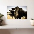 thumbnail image 2 of Elephant Stock Black Angus Cattle Wall Art - Horizontal Canvas Wall Art - Living Room Wall Decor - Animal Canvas - Beige And Black Decor - 12" x 8", 2 of 8