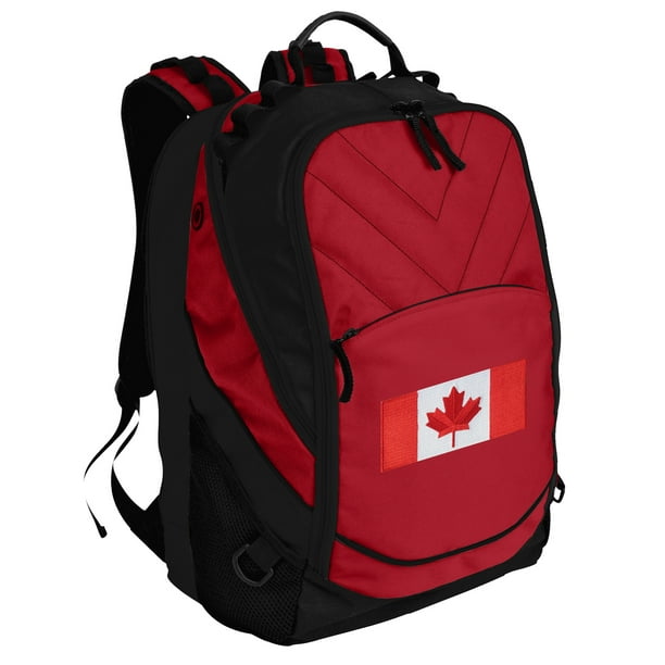 Canada Flag Backpack Canada Backpack or School Bag PADDED for COMPUTERS