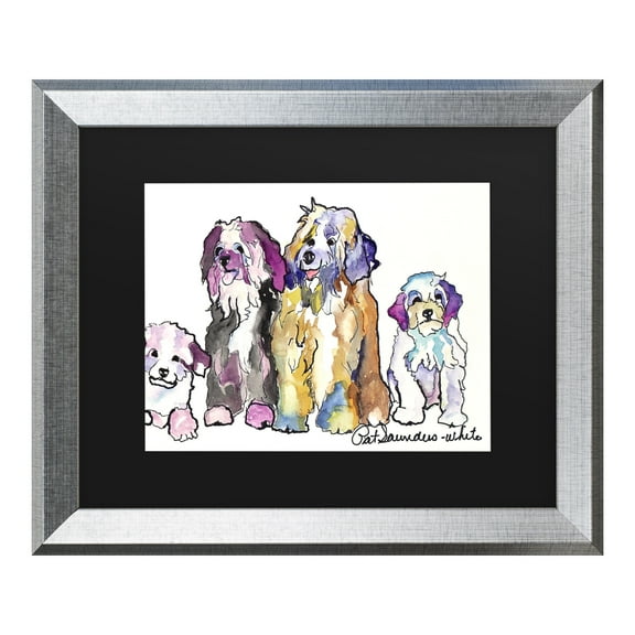 Trademark Fine Art 'The Gang' Canvas Art by Pat Saunders-White