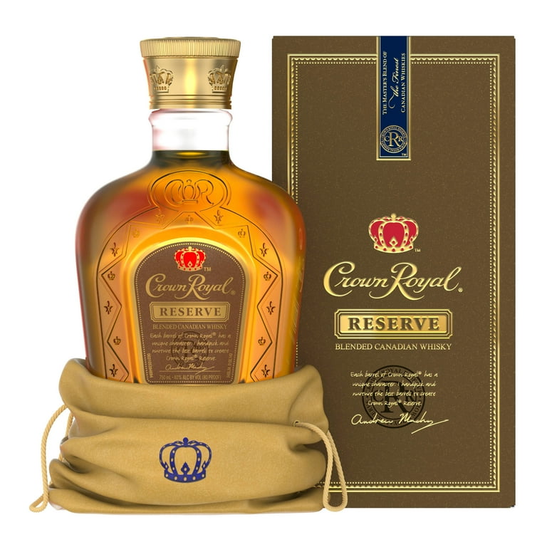 Crown Royal Reserve Blended Canadian Whisky, 750 mL, 40% ABV