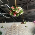 thumbnail image 4 of Paquete de 4 (230 cm) flores artificiales de vid de rosas, plantas de vid de flores falsas para bodas, hogar, fiesta, jardín, artesanía, decoración artística, 4 of 5