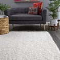 thumbnail image 6 of nuLOOM Janine Plush Shag Area Rug, 3' 3" x 5', White, 6 of 9