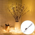 thumbnail image 3 of 20 Luces LED con Pilas, Rama , Relleno de Jarrón, árbol de Sauce, Potencia de Pequeña Artificial para Decoración Romántica Del blanco cálido Fernando Luces de ramita, 3 of 8