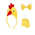 thumbnail image 7 of Tiijoy Kids Cute Yellow Chick Co_Stume Dress-Up Tutu Skirt Headband Outfits, Sizes One Size, 7 of 7