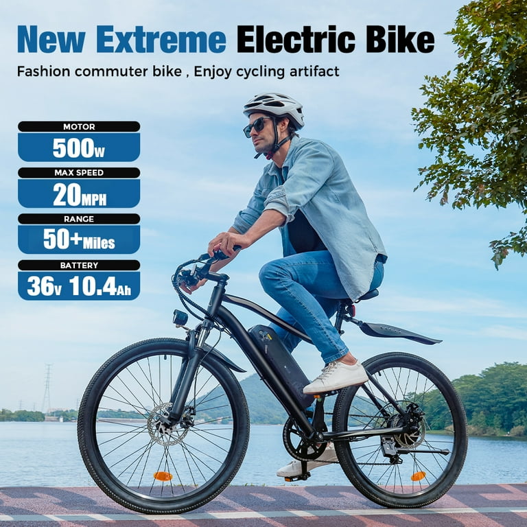 iSinwheel 500W Electric Bike Adult,26