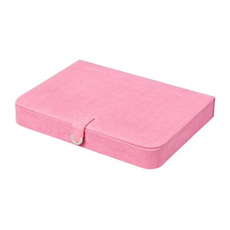 Fabric Jewelry - Mele & Co. Cameron Plush Fabric Jewelry Box - 12W x 1.75H in.