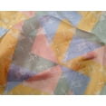 thumbnail image 4 of oneOone Silk Tabby Fabric Line|Chevron & Triangle Geometric Print Fabric BTY 42 Inches Wide, 4 of 4