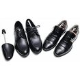 thumbnail image 3 of TOPWEL 4 Paires de Formes en Plastique Noir pour Arbre à Chaussures Longueur Réglable Support de Bottes Organisateurs Forme de Chaussure avec Ressort de Tension (Taille Homme), 3 of 8