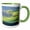 Green/White, variant on 3drose, Usa, Washington State, Palouse, Lone Tree in Wheat Field, 11oz Two-tone Yellow Mug