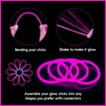 thumbnail image 2 of Kaitek Glow in the Dark Stick Party Favors, Pink, 100 Count, 2 of 5