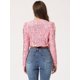 thumbnail image 4 of Disfraz de navidad Chaqueta de lentejuelas Allegra K tipo bolero Rosa S, 4 of 5