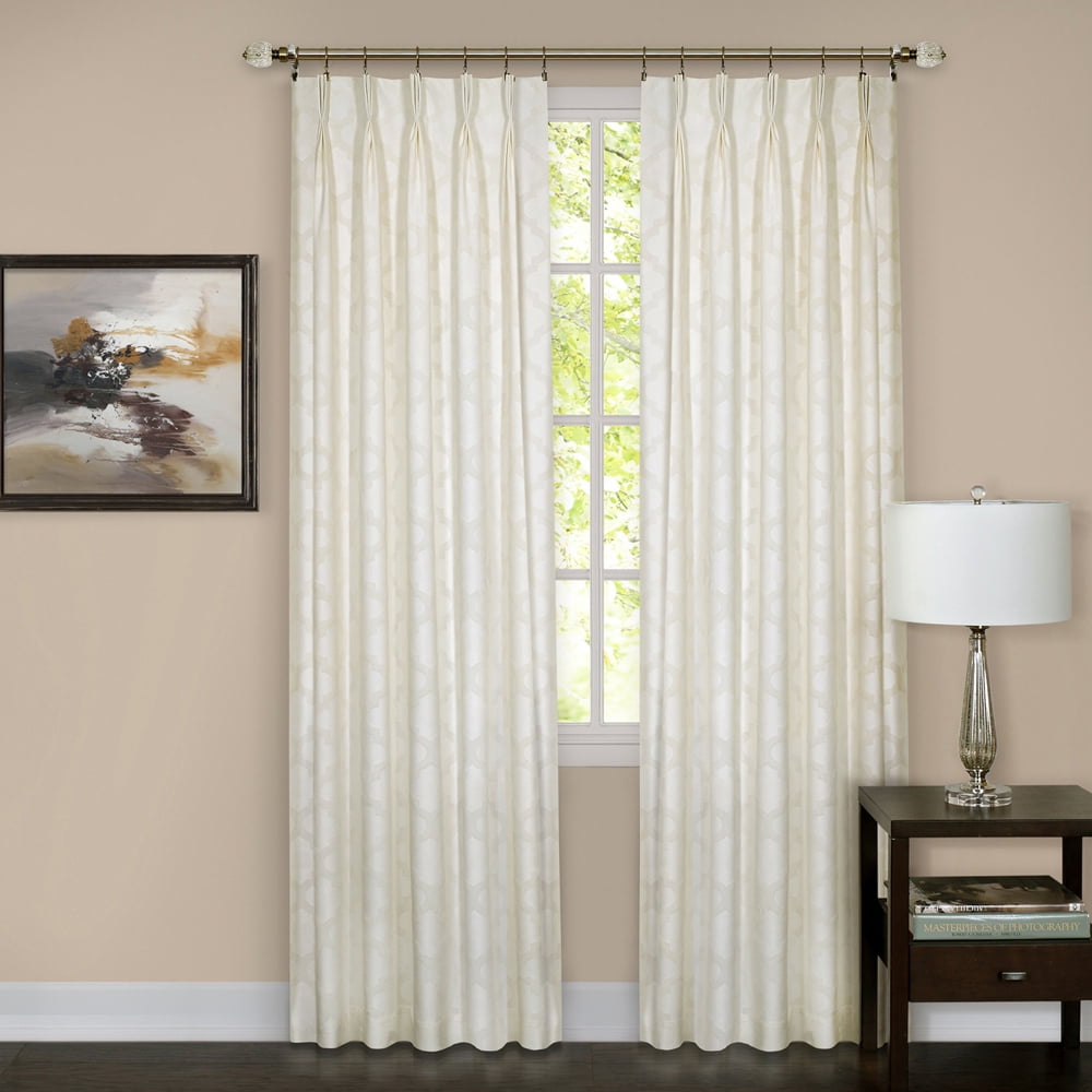 2Pack 98 Blackout Energy Efficient Pinch Pleat Window Privacy Curtain