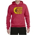 thumbnail image 2 of Wild Bobby, I'm Sunshine Mixed With A Little Hurricane , Inspirational/Christian, Unisex Graphic Hoodie Sweatshirt, Vintage Heather Red, Small, 2 of 5