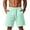 Mint Green, variant on Men's Athletic Shorts Baggy Sweat Shorts Cotton Fleece Workout Gym Lounge Shorts with Pockets, XL