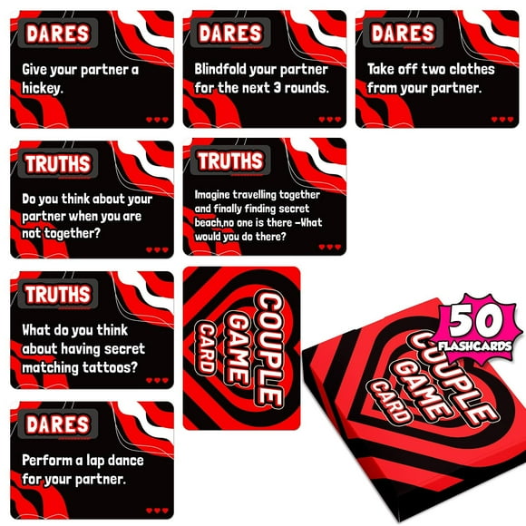 EQWLJWE Couples games for Date Night,Card Game for Dating,Super Fun Card Game for Couple,50 Heartbeat Signal Love Couple Interactive Cards Warm Up QA Cards,Back to School Gifts for Students