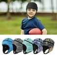 thumbnail image 5 of Children Rugby Soft Helmet Football Helmet High Soccer Headgear Cap Headguard, 5 of 9