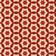 thumbnail image 1 of Ahgly Company Machine Washable Indoor Square Transitional Red Area Rugs, 4' Square, 1 of 7