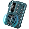 thumbnail image 4 of Radio Digital Portátil con Bluetooth 5.0, Receptor de Radio FM con Pantalla LED, Disco U, Tarjeta TF, Reproductor de MP3 y Altavoz B, 4 of 5