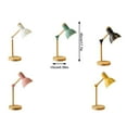 thumbnail image 3 of Household Office Hotel Studying Table Lamp Simple Design Living Room Book Reading Desk Light Eye Protection Lighting Black Warm UK Plug, 3 of 9