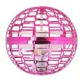 thumbnail image 2 of Pelota voladora giratoria para niños y niñas, juguete volador con luz LED para interior y exterior, regalo de cumpleaños, color rosa, 2 of 14