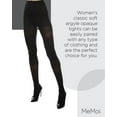 thumbnail image 7 of MeMoi Classic Soft Argyle Opaque Tights - Womens - Female, M-L, Black, 7 of 7