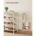 thumbnail image 4 of Estante para zapatos Shelf VASAGLE, 4 niveles, 30 x 75 x 71 cm, color beige, 4 of 6