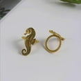 thumbnail image 5 of 6Pcs/9Pcs Gold Napkin Rings Seahorse Metal Napkin Ring Holders Coastal Theme Table Decor Accessories, 5 of 7