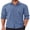 Blue, variant on Men's Long Sleeve Wrinkle Free Dress Shirts Stretch Button Up Shirts with Pocket