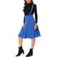 thumbnail image 4 of Faldas de tirantes ajustables de lunares para mujeres Inspire Chic XS azul real, 4 of 7