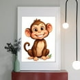 thumbnail image 2 of Diamond Art Kit for Adults, Cute Cartoon Monkey Smiling Diamond Painting for Adults Beginners, 5D DIY Diamond Art Painting Kits, Colorful Diamond Painting Craft for Home Decor 12x16, 2 of 7