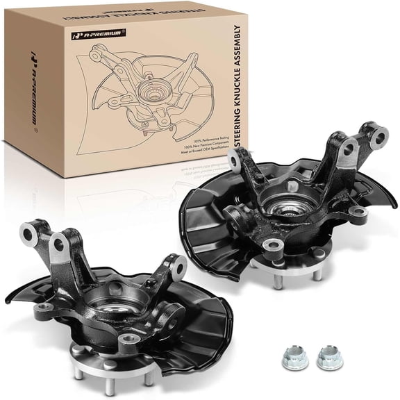 A-Premium 2 x Front Left and Right Steering Knuckle & Wheel Bearing Hub Assembly Compatible with Toyota Corolla 2014-2018, Matrix 2014, Driver and Passenger Side