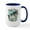 White/Navy Inside, variant on CafePress - Fish Your Bass Off Large Mug - 15 oz Ceramic Large White Novelty Mug