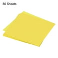 thumbnail image 3 of Uxcell Origami Paper Double Sided Sheet for Art Craft Project Beginner 50 Sheets Lemon Yellow 10x10 inch, 3 of 5