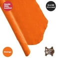 thumbnail image 2 of ELW Premium Suede Cowhide 2-4 oz 1-1.6mm - Soft Full Grain Pre-Cut Side Leather - 2-4 SQ FT 2 PCS,Orange - USA Made Silky Buffed Suede Fabric Leather for Car Upholstery, Crafts Garments, Furniture, 2 of 9