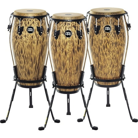 Meinl 30th Anniversary Edition Marathon Classic Series Conga with Steely II Stand Leopard Burl 11.75