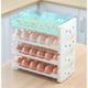 thumbnail image 2 of Caja de almacenamiento de huevos para refrigerador, de plástico, transparente, apilable, tipo cajón, caja de almacenamiento especial de doble capa, rejilla comercial para huevos, 2 of 5
