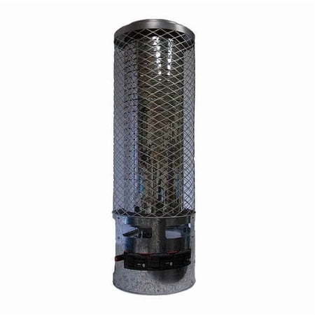 Portable Gas Floor Heater, Natural Gas, Matchless Piezo, 250,000 BtuH, 14 11/16 in L 6BY72