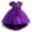 Purple, variant on Odeerbi Teen Dress Toddler Kids Girls Princess Dresses Tulle Dress Middle-aged Children's Sleeveless Embroidery Mesh Gauze Dress Blue
