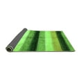 thumbnail image 2 of Ahgly Company Indoor Square Abstract Green Modern Area Rugs, 3' Square, 2 of 4