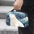 thumbnail image 2 of Polar Bear Small Travel Electronic Organizer, Waterproof, 5.9x9.44x3.14 in, Organize Your Electronic Gadgets, Hard Drive Cases, Travel Case, Phone Case Charger, 2 of 6