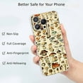 thumbnail image 2 of Mushroom Illustration Case for iPhone 13 Pro,Aesthetic Art Design Pattern Soft Full TPU Bumper Cover, 2 of 5