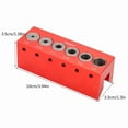 thumbnail image 5 of Woodworking Plug Jig Furniture Hole Puncher Drill Guide Locator Vertical Pocket Hole Jig Timber Tool, 5 of 8