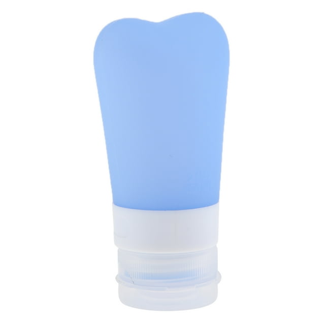 Botellas de viaje Botellas de silicona exprimibles recargables Azul 38ml Azul 80ml Sunnimix Botella vacía recargable
