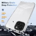 thumbnail image 3 of JTCASES for iPhone 14 Plus Case, Crystal-clear Transparent Backplane Anti-slip Plating Frame Military Grade Drop Resistant Shockproof for iPhone 14 Plus(6.7" 2022), Clear, 3 of 8