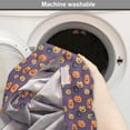 thumbnail image 2 of Halloween Dog Crate Cover, Spooky Pumpkins Funny Evil Harvest Day of the Dead Celebration Layout, Easy to Use Pet Kennel Cover Small Dogs Puppies Kittens, 7 Sizes, Orange and Violet, by Ambesonne, 2 of 6