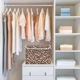 thumbnail image 6 of Foldable Fabric Storage Bin With Handle Collapsible Basket Box Storage With Lid Organizer Leopard Print, 6 of 7