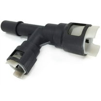 HVAC Heater Hose Connector - Compatible with 2000 - 2013 GMC Yukon XL 2500 2001 2002 2003 2004 2005 2006 2007 2008 2009 2010 2011 2012