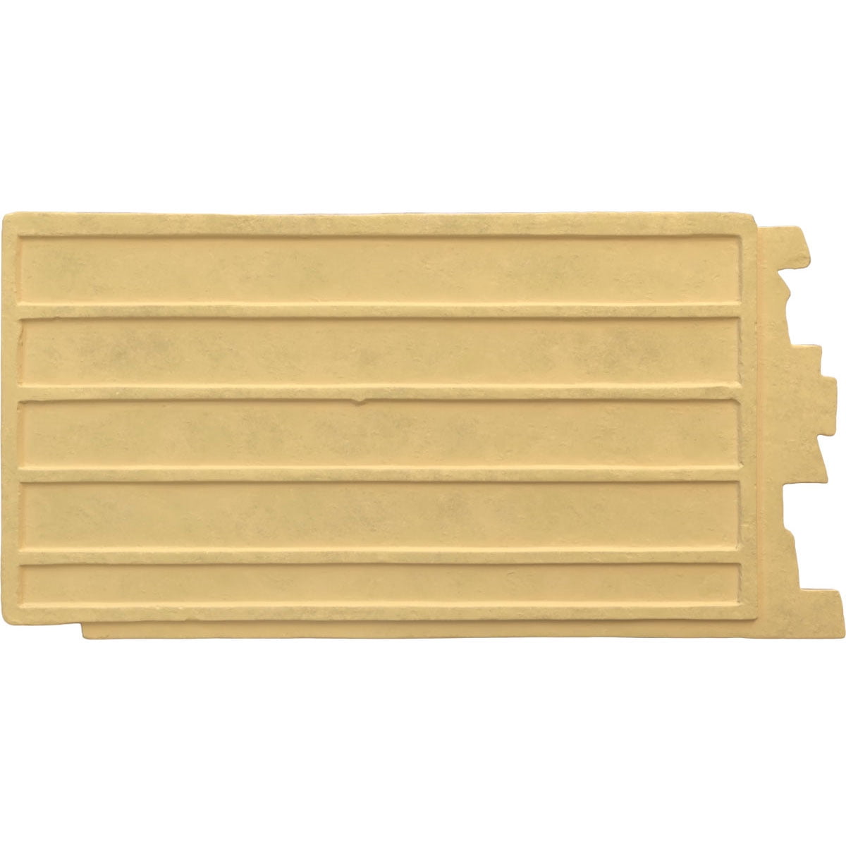 Ekena Millwork 49"W x 25.50"H x 1.25"D Acadia Ledge Stacked Stone, StoneWall Faux Stone Siding Panel, Sandstone