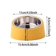 thumbnail image 3 of Stainless Steel Pet Feeder with Detachable Tray for Cats and Dogs Non Leak Proof Design Suitable for All Sizes, 3 of 7