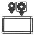 thumbnail image 4 of Regla plegable, regla multiángulo, instrumento de medición de 4 pliegues, regla multiángulo, materiales de la mejor calidad, 4 of 9